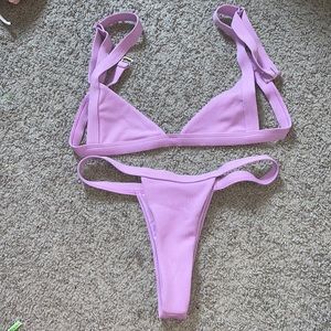 cute little purple bikini